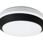 Alacsony ár Fehér-fekete LED mennyezeti lámpa Barbora kerek 380mm 24W