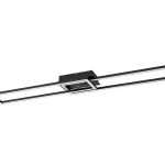 Outlet SMART WIFI Fekete LED mennyezeti lámpa Nefertum 1020mm 38W CCT távirányítóval