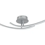 Kiárusítás Ezüst LED mennyezeti lámpa Tatjana 540mm 15W