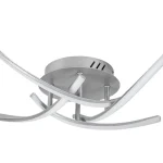 Biztonságos vásárlás Ezüst LED mennyezeti lámpa Tatjana 620mm 30W