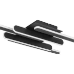 Legnépszerűbb Fekete LED mennyezeti lámpa Sindri 610mm 36W CCT