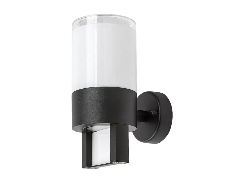 Fekete homlokzati LED lámpa Leitha 12W IP44 Biztonságos vásárlás
