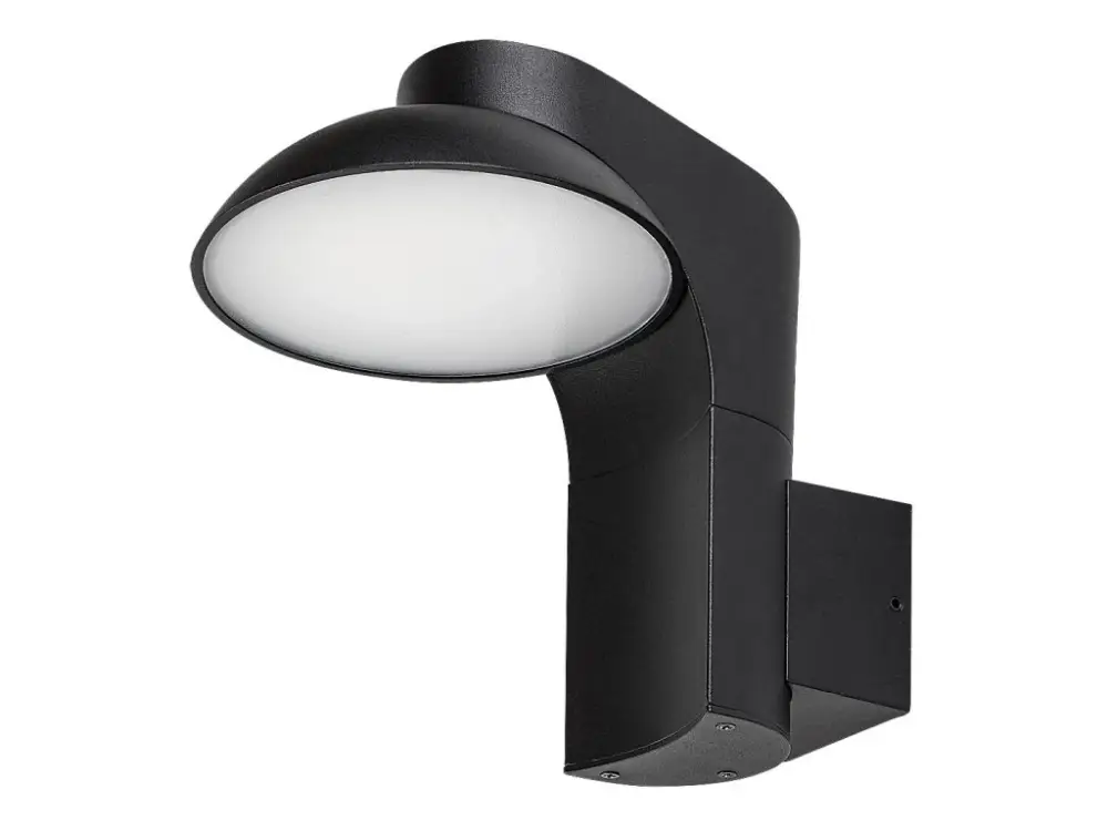 Kihagyhatatlan ajánlat Fekete homlokzati LED lámpa Wengen 12W IP54