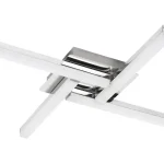 Króm LED mennyezeti lámpa Antonia 610x610mm 24W IP44 Bestseller