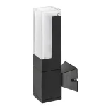 Gyors kiszállítás Fekete homlokzati LED lámpa Darvas 7W IP54 CCT