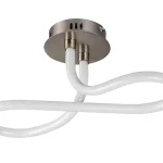 Különleges ajánlat Króm LED mennyezeti lámpa Irelia 435mm 23W