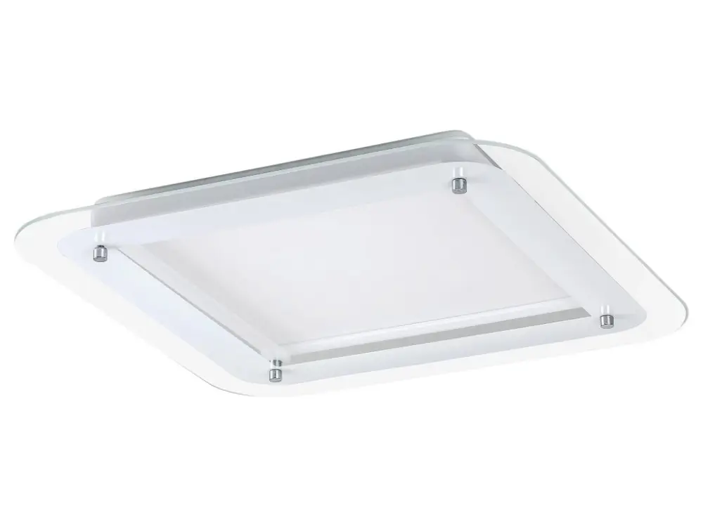 Fehér LED mennyezeti lámpa Lorna négyzet 520x520mm 22W Kedvezmény