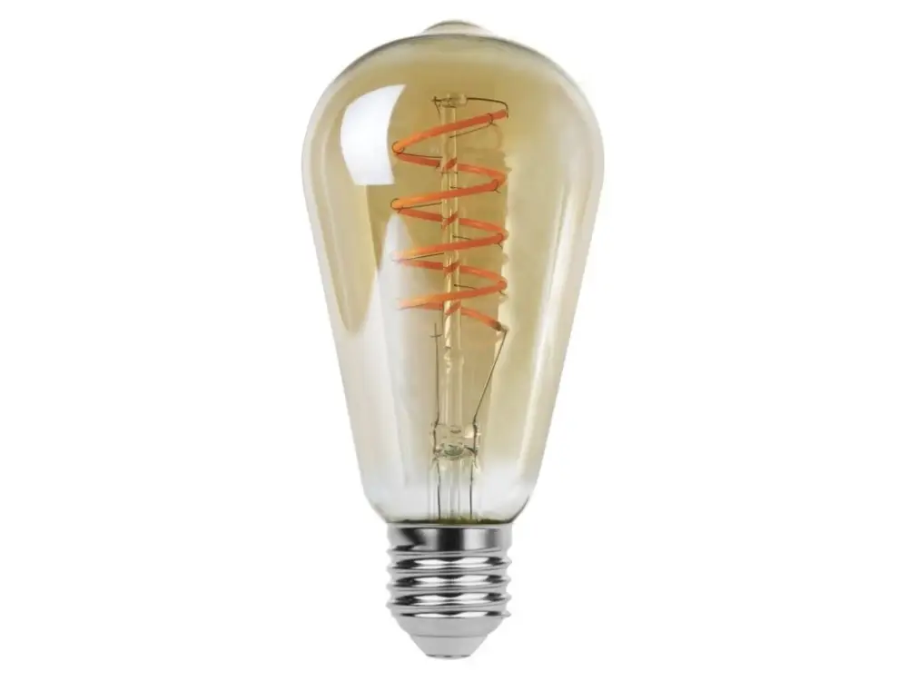 LED izzó Filament borostyán ST65 4W E27 Bestseller