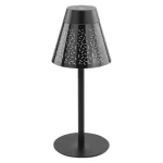 Expressz kézbesítés Fekete LED kerti tölthető lámpa Grace 4,2W