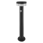 Antracit kerti napelemes LED lámpa mozgásérzékelővel Terion 2W IP44 50cm Expressz szállítás