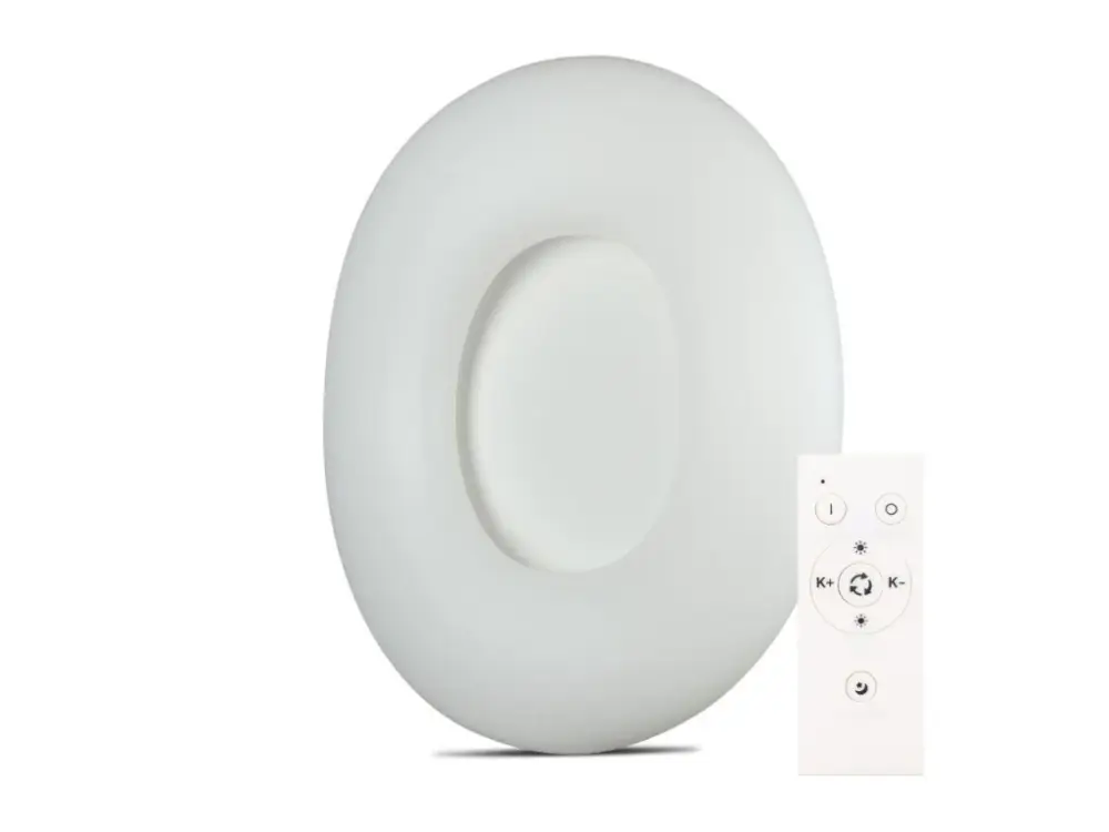 Fehér mennyezeti/fali LED lámpa 460mm 45W CCT távirányítóval Olcsó