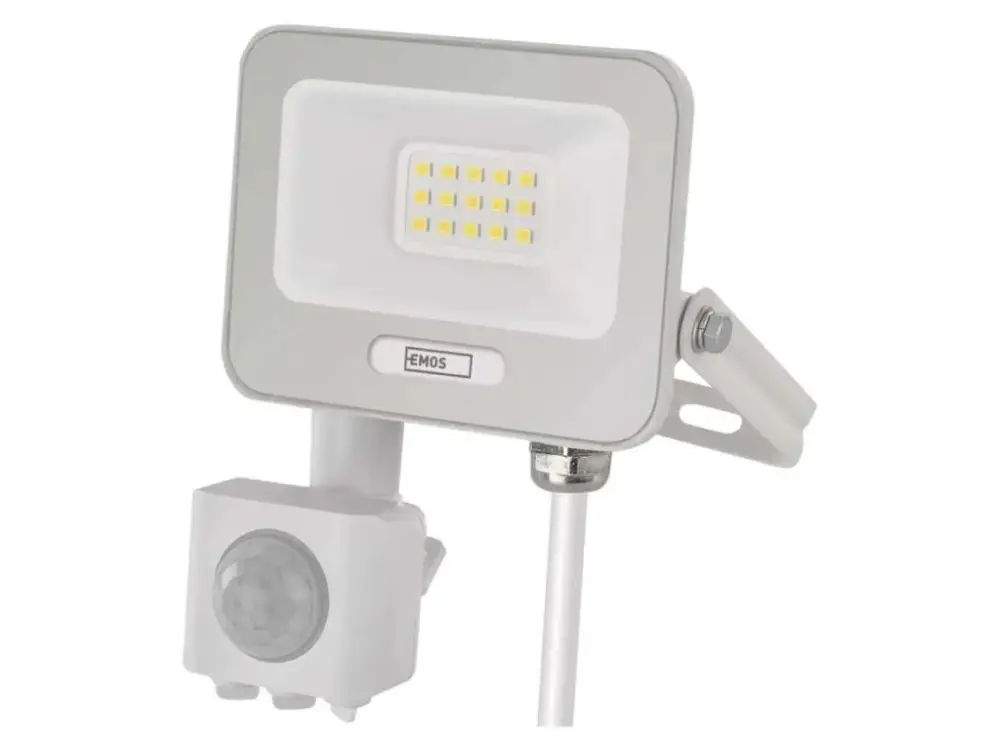 Olcsó Fehér LED reflektor 10W mozgásérzékelővel