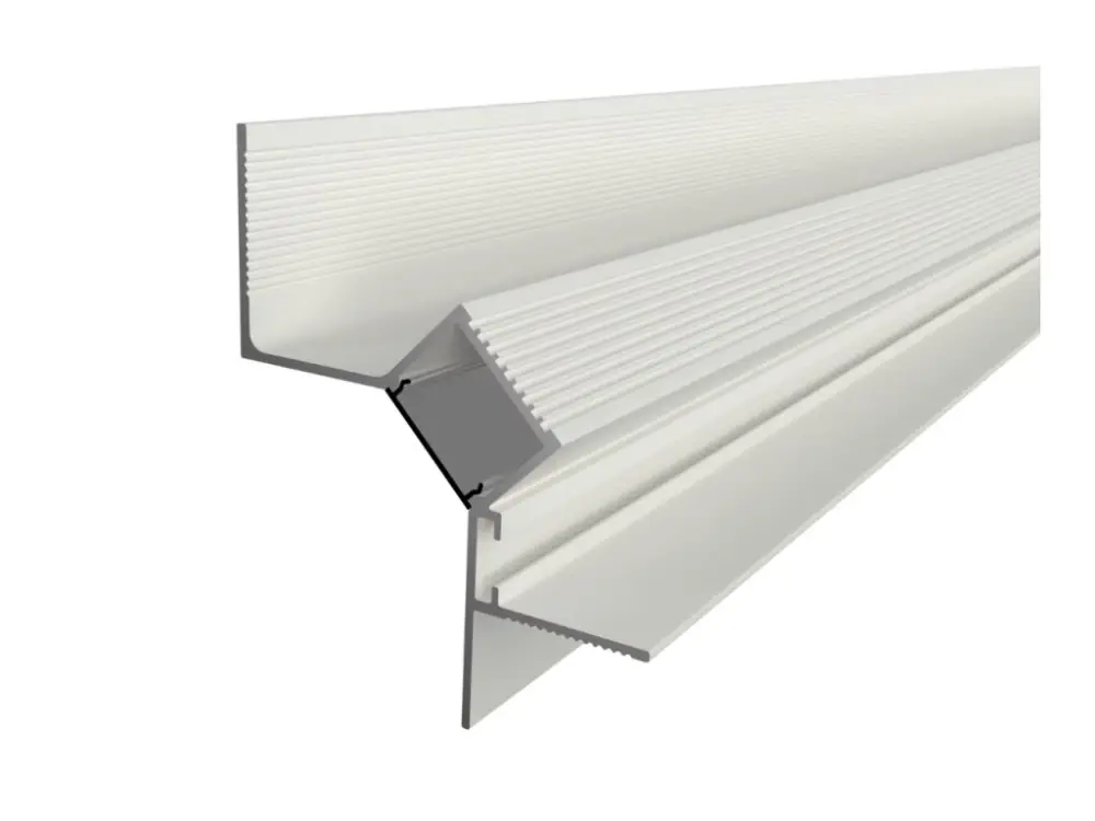 Beépíthető profil gipszkartonba LED szalagokhoz V40 fehér Ne maradj le