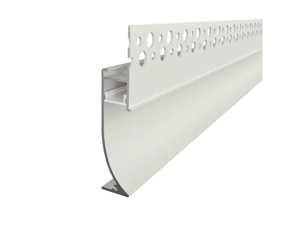 Beépíthető profil gipszkartonba LED szalagokhoz V44 fehér Csak ma
