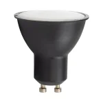 Fekete LED spot izzó 5W GU10 230V Expressz szállítás