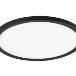 Expressz kézbesítés Fekete LED mennyezeti lámpa Gonzalo 400mm 36W CCT