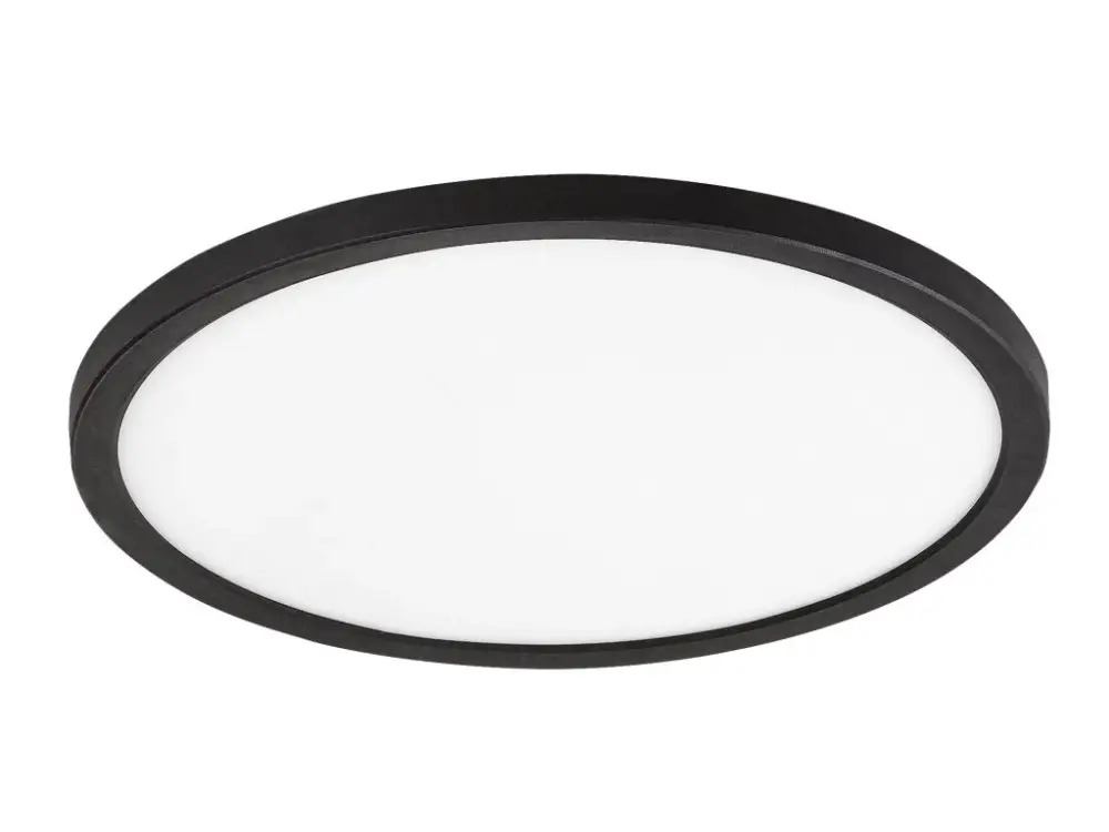 Expressz kézbesítés Fekete LED mennyezeti lámpa Gonzalo 400mm 36W CCT