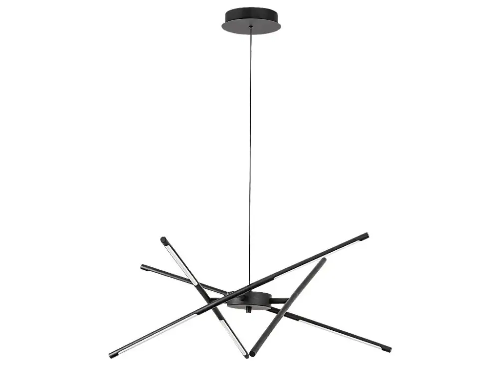 Vásárlói kedvenc Fekete függesztett LED lámpatest Henli 760mm 30W