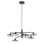 Fekete függesztett LED lámpa Madi 600mm 24W Kiárusítás