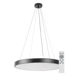 Fekete függesztett LED lámpa Tesia 600mm 60W CCT távirányítóval Utolsó esély