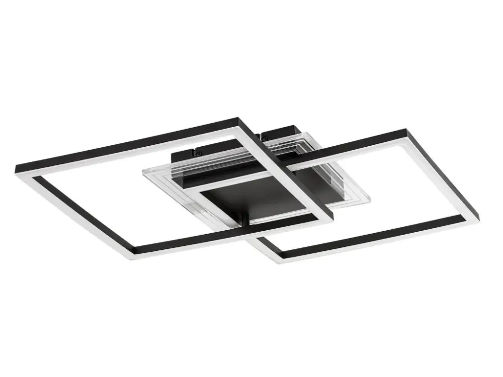Különleges ajánlat Fekete LED mennyezeti lámpa Ottavia 700mm 28W