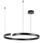 Korlátozott ajánlat Fekete függesztett LED lámpa Silnora 760mm 45W CCT