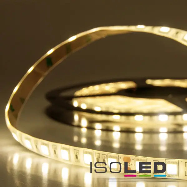 Bestseller LED SIL830 flexibilis szalag, 24V, 14,4W, IP66, meleg fehér, 60 LED/m