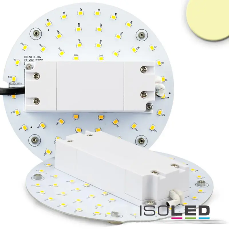 LED átszerelo áramköri lap, 130 mm, 9W, mágnessel, meleg fehér Kihagyhatatlan ajánlat