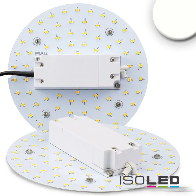 LED átszerelo áramköri lap, 160 mm, 12 W, mágnessel, meleg fehér Kiárusítás