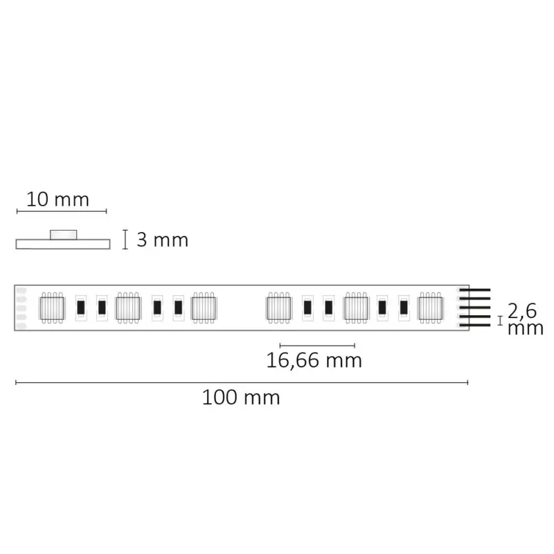 LED SIL RGB+WWW flexibilis szalag, 24V, 19W, IP20, 4in1 chip, 60 LED/m Vásárlói kedvenc