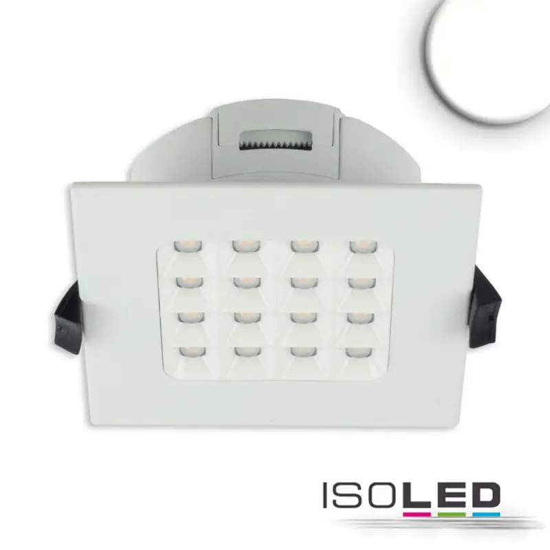 Olcsó LED mélysugárzó Prism vakításcsökkento 10W, IP54, semleges fehér, dimmelheto