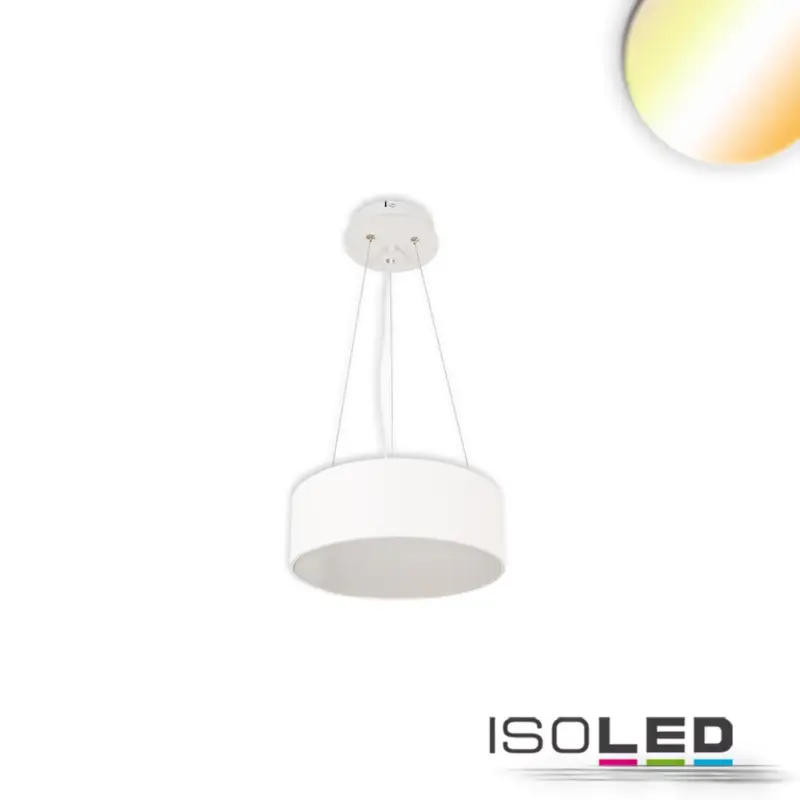 Akció LED függesztett lámpa, D=40 cm, fehér, 25W, ColorSwitch 3000 | 3500 | 4000 K, dimmelheto
