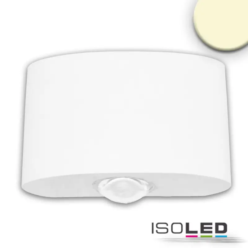 Legkelendőbb Kültéri LED fali lámpa, fel/le, IP54, 2*1 W CREE, homok fehér, meleg fehér