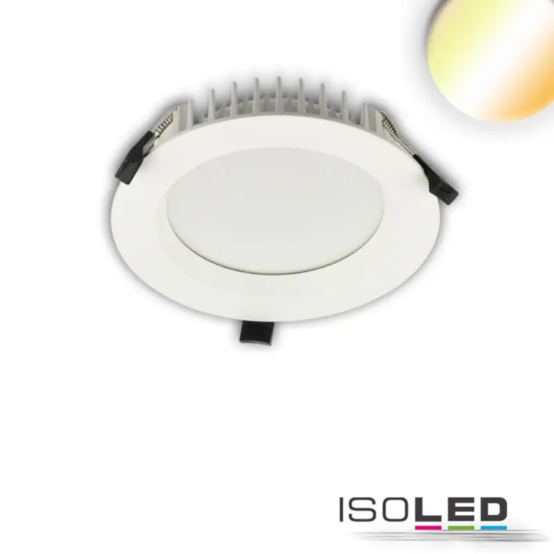 LED-es lefelé világító lámpa csökkentett káprázással, 25W, kerek, DN170, CRI90, színváltó 3000|3500|4000K, dimmelheto Vásárlói kedvenc