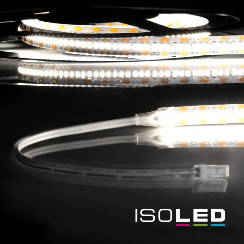 LED CRI940 MiniAMP flex. szalag, 12V, 6W, IP20, 4000K, 120cm, kétoldalas 30cm kábel + maleAMP Szuper ajánlat