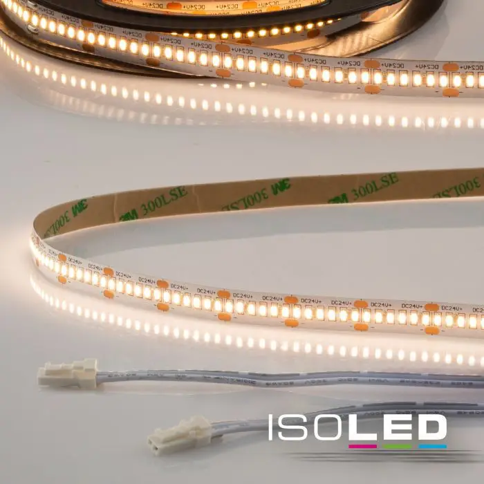 LED CRI930 MiniAMP flex. szalag, 24V, 6W, IP20, 3000K, 250cm, kétoldalas 30cm kábel + maleAMP Olcsó
