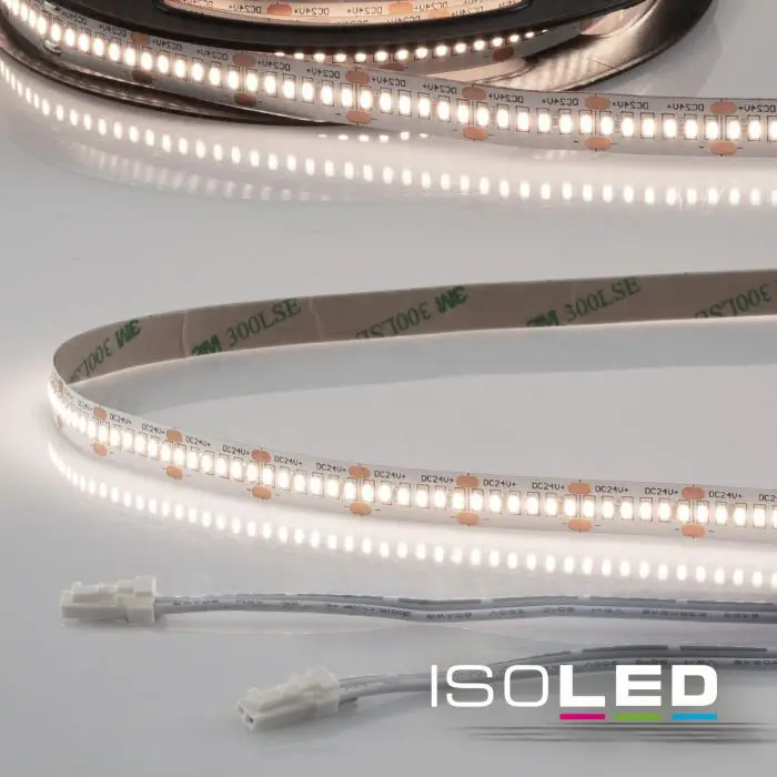 Prémium LED CRI940 MiniAMP flex. szalag, 24V, 6W, IP20, 4000K, 500cm, kétoldalas 30cm kábel + maleAMP