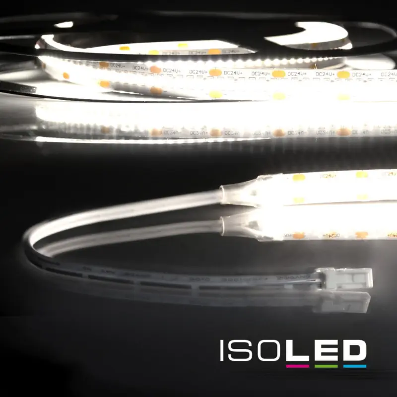 LED CRI940 MiniAMP flex. szalag, 24V, 12W, IP20, 4000K, 120cm, kétoldalas 30cm kábel + maleAMP Biztonságos fizetés