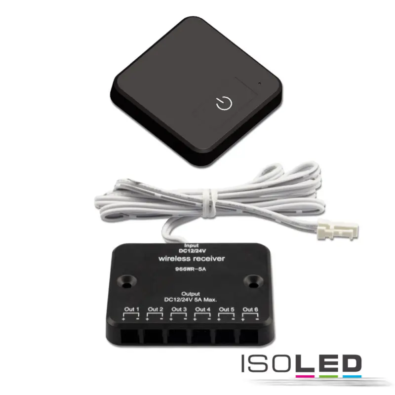 Szuper akció MiniAMP LED Touch/Funk PWM fényero szabályozó, 1 csatorna, 12-24V DC 5A,Funk vezérlovel