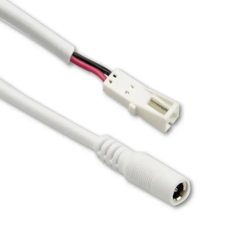Népszerű Adapter kerek dugóval female a MiniAmp noi-aljzat, 10cm, fehér