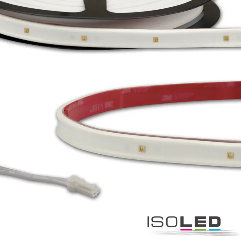 LED UV-C MiniAMP flex. szalag 270nm, 12V DC, 6W, IP54, 58cm, fehér, egyszálas kábel + maleAMP Biztonságos fizetés