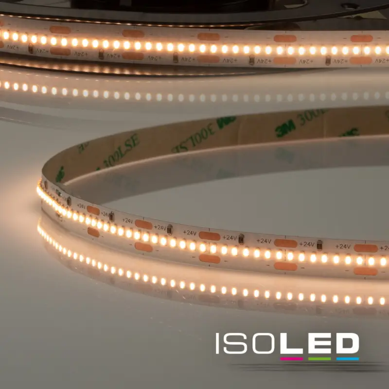 Kedvezmény LED CRI927 Linear8 flexibilis szalag, 24V, 22W, IP20, meleg fehér, 350 LED/m