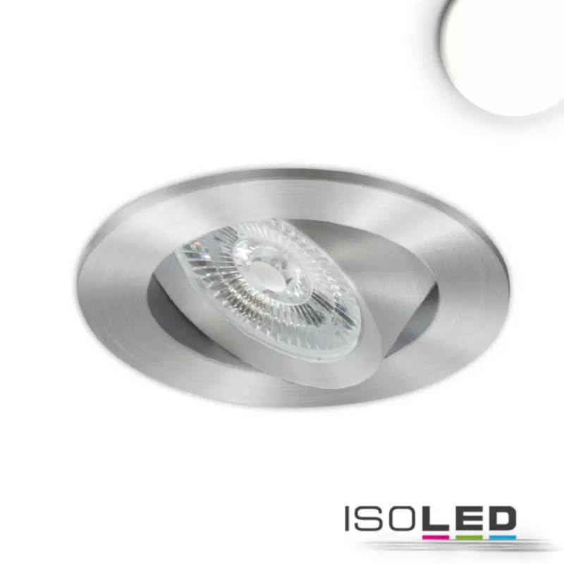LED süllyesztett lámpa Slim68 csiszolt alumínium, kerek, 9W, semleges fehér, dimmelheto Outlet
