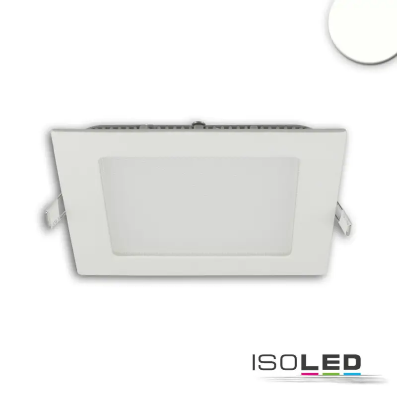 LED mélysugárzó, 9W, szögletes, ultra lapos, vakítás-csökkentett, fehér, semleges fehér, dimmel. Ajánlat