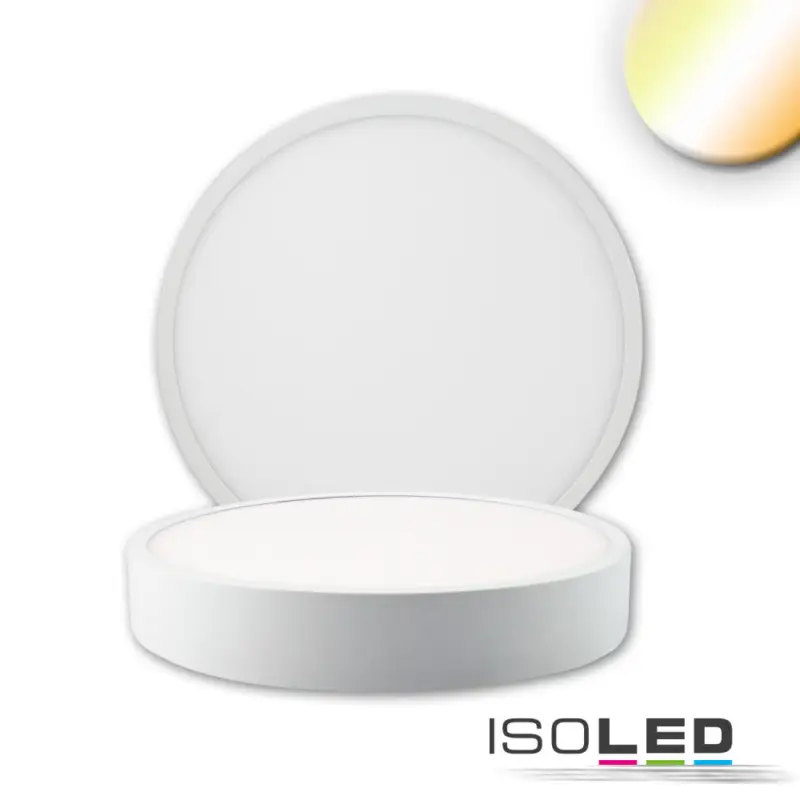 Outlet LED mennyezeti lámpa PRO fehér, 15W, kerek, 170mm, ColorSwitch 2700|3000|4000K, dimmelheto