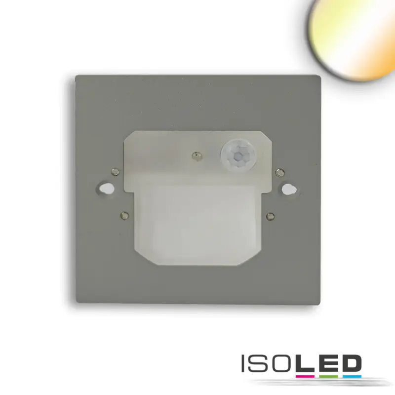 Ne maradj le LED süllyesztett fali lámpa Sys-Wall68 230V, PIR érzékelovel, 2W, Colorswitch, burkolat nélkül
