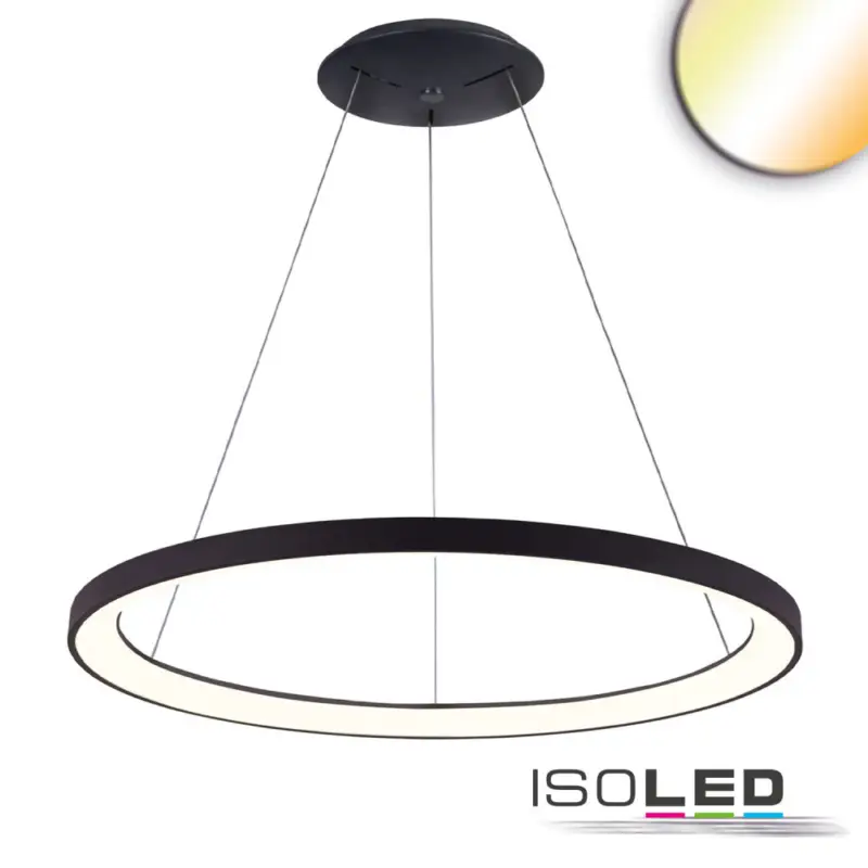 LED fügesztett lámpa Orbit 780, fekete, 60W, kerek, ColorSwitch 3000|3500|4000K, dimmelheto Kedvezményes ár