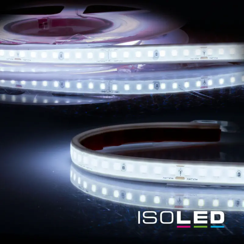 LED AQUA940 PU lineáris flexibilis szalag, 24V, 12W, IP68, semleges fehér, 160 LED/m Legkelendőbb