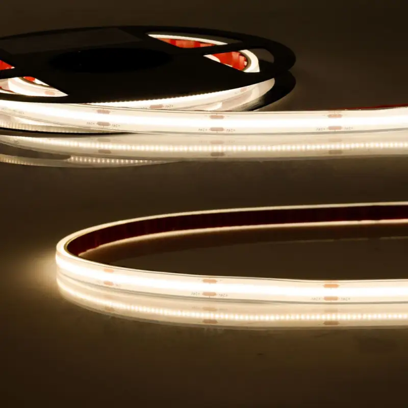 LED HT927 COB flex szalag 100°C környezeti hőmérsékletig, 24V DC, 14,4W, IP68, 2700K, 5m, 480 LED/m Akció