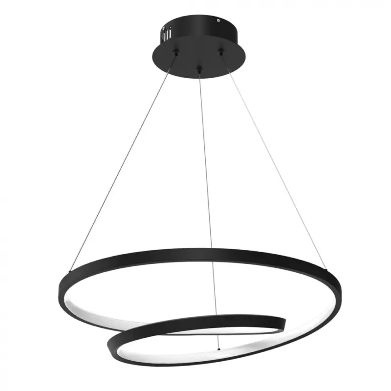 Függesztett lámpa LUCERO BLACK 48W LED Újdonság